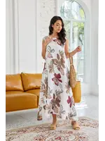 Orange Fashion Village Earthy Bloom Dress