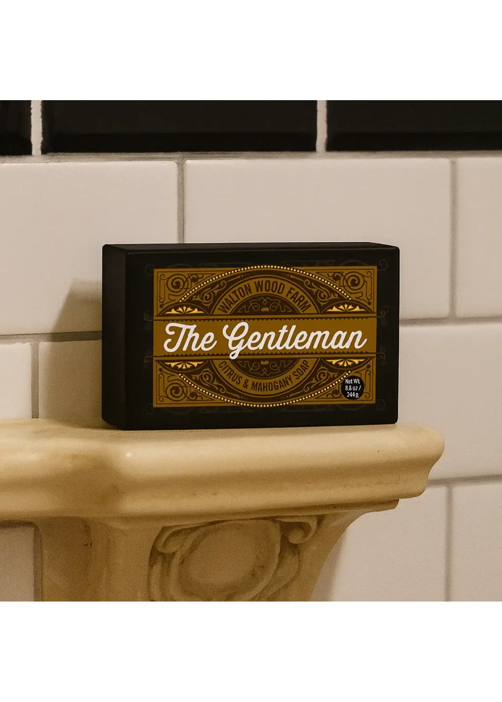 Walton Wood Farm Gentleman    Citrus and Mahogany Soap Bar