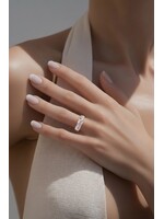 Sterling Silver Ring W Cubics