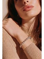 Sterling Silver Shiny Ball Bracelet 6mm