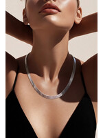 Flat Magic Sterling Silver 7mm Necklace - 18” 21.7gr