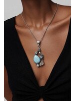 Monica Mehta Designer Larimar Pendant