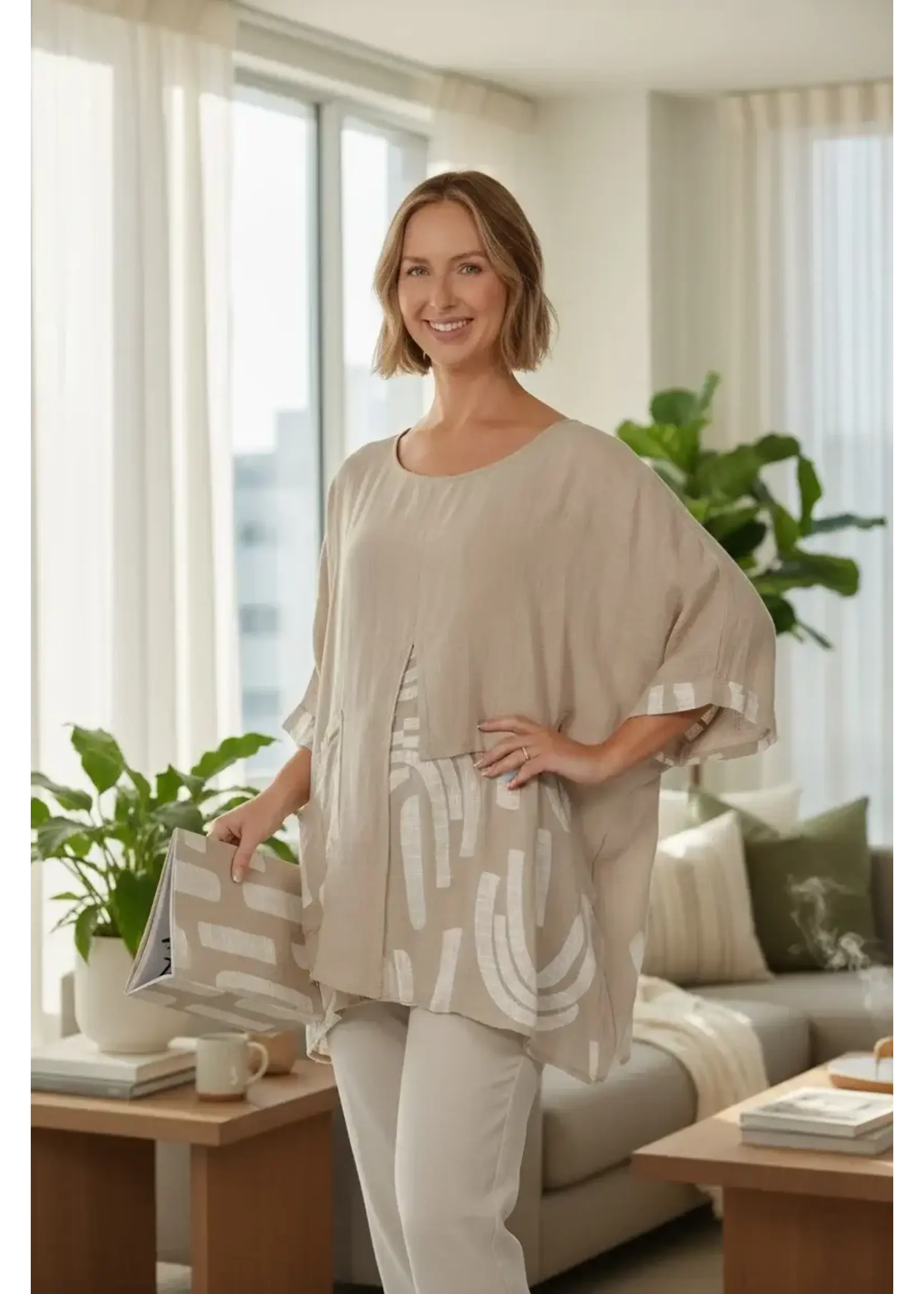 BE ABSTRACT TOP W/OVERLAY