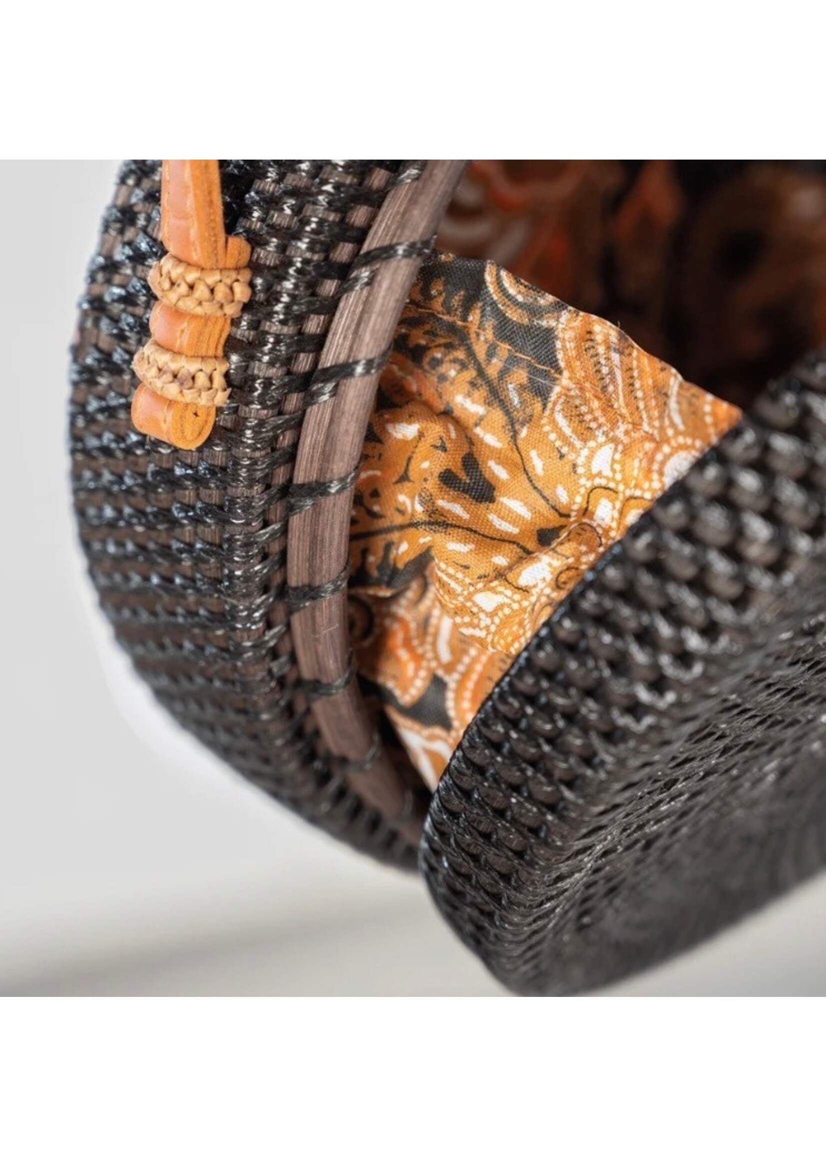 Bali Bag - 8" Circle - Black