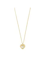Pilgrim NOVA heart  necklace gold plated - Gold  Plated
