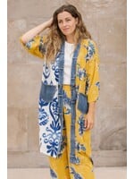 Shannon Passero Janis Cardigan Yellow Palm Mix