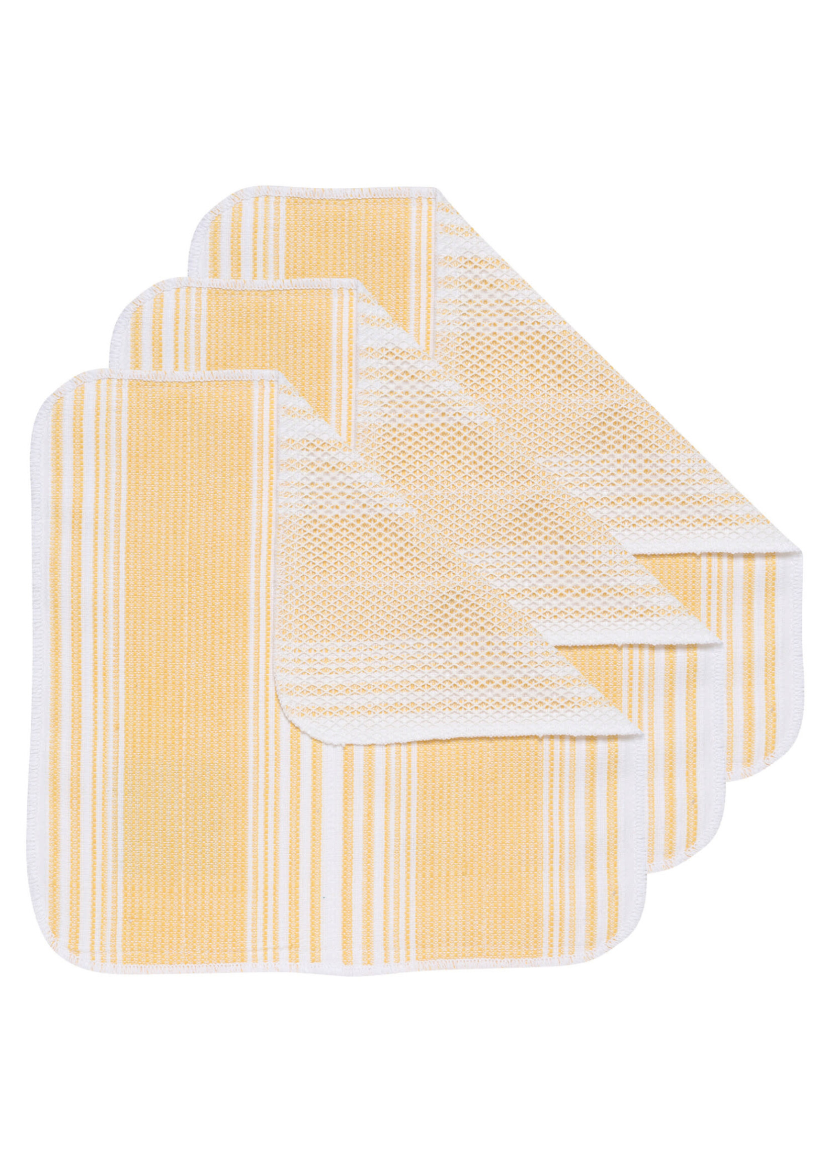Scrub-It Lemon Yellow Dishcloths Set of 3