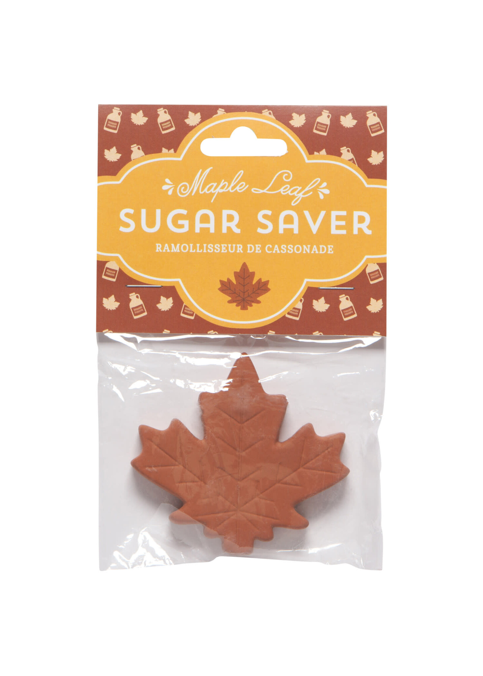 Maple Leaf Terracotta Sugar Saver