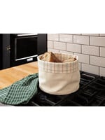 Plaid Canvas Bread Basket