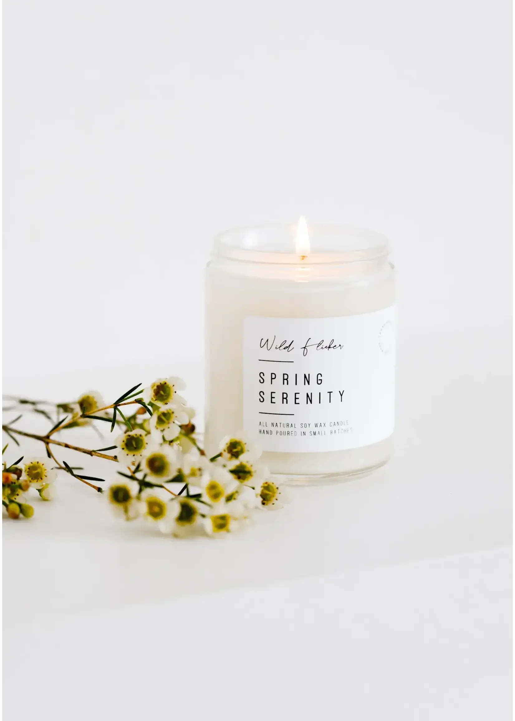 Wild Flicker Spring Serenity Soy Wax Candle