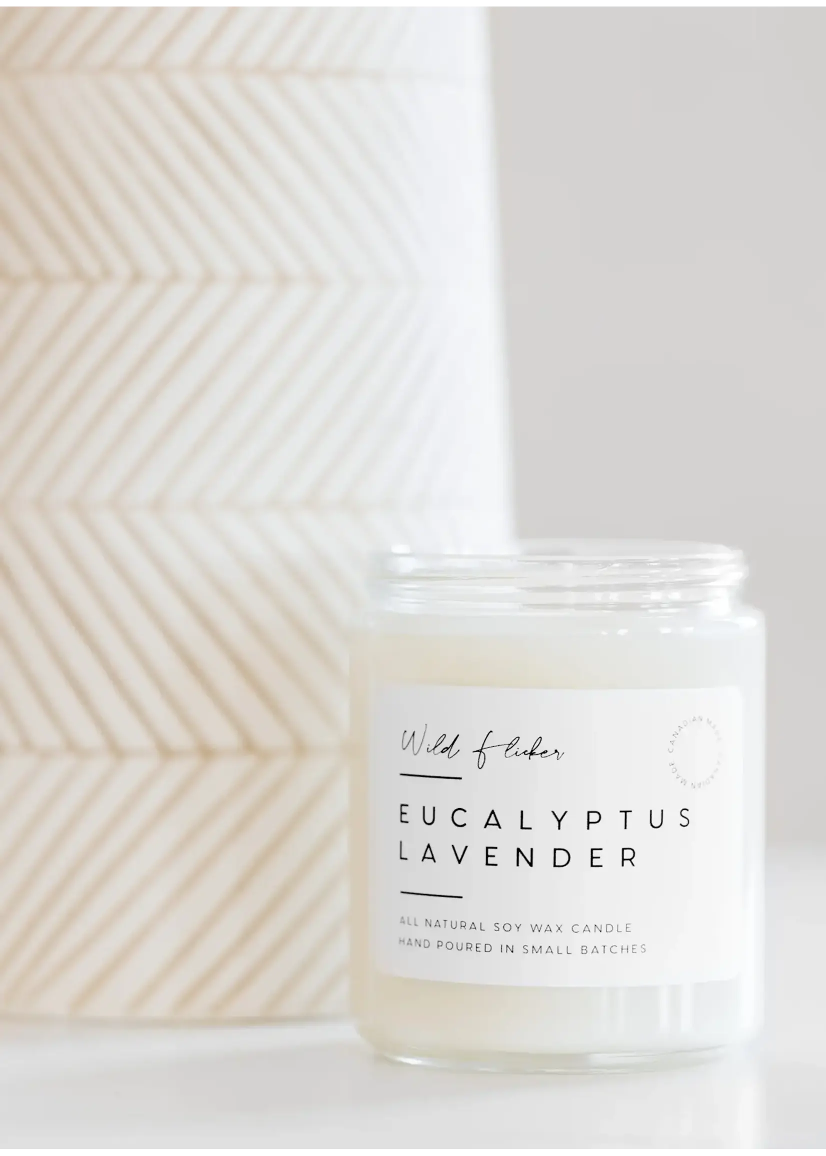 Wild Flicker Eucalyptus Lavender Soy Wax Candle