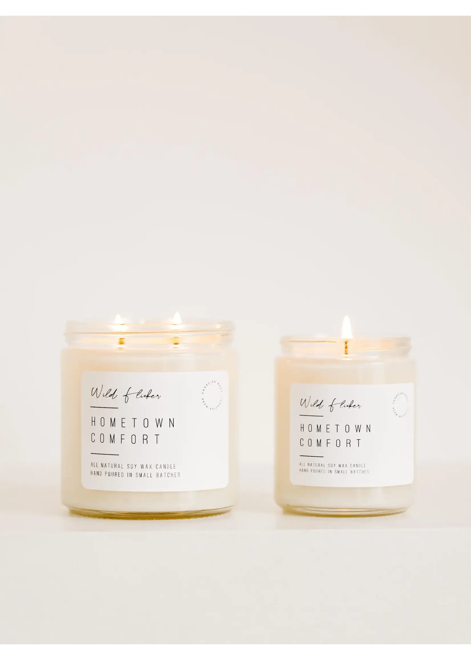 Wild Flicker Hometown Comfort Soy Wax Candle