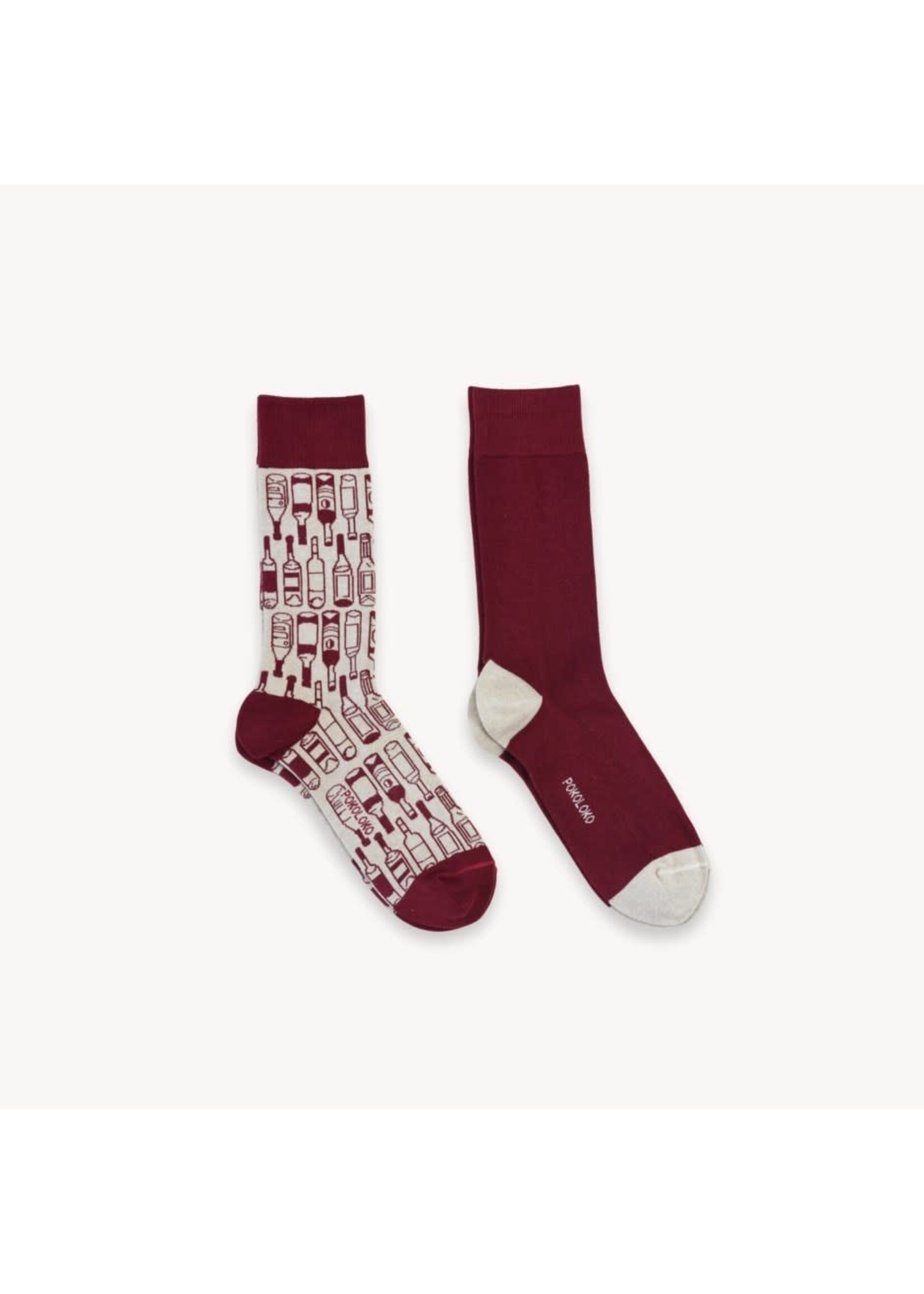 Pokoloko More Wine Pima Socks - Pack of 2