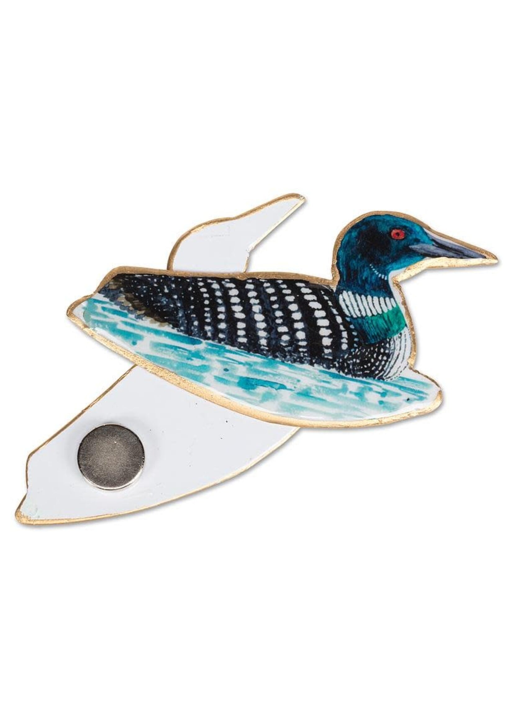 Loon 2 Sided Magnet