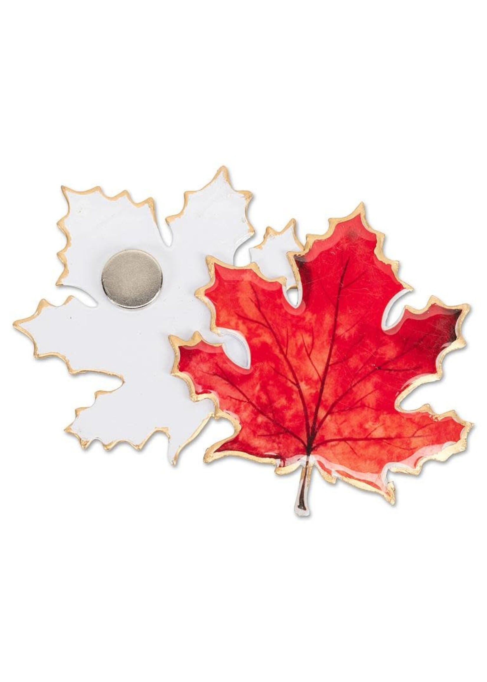 Maple Leaf 2 Sided Magnet