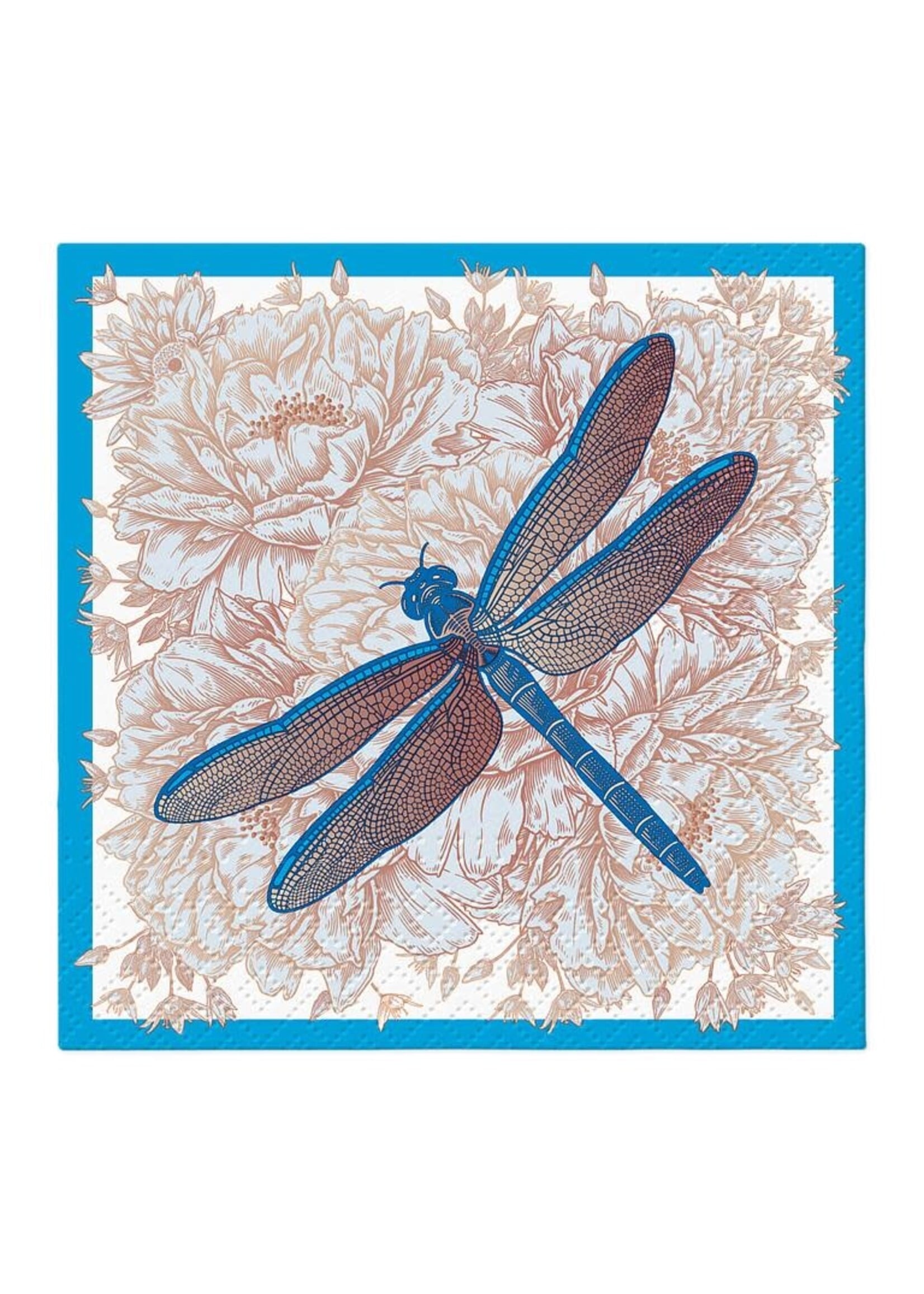 Cocktail Dragonblue Napkins. 20 Pcs