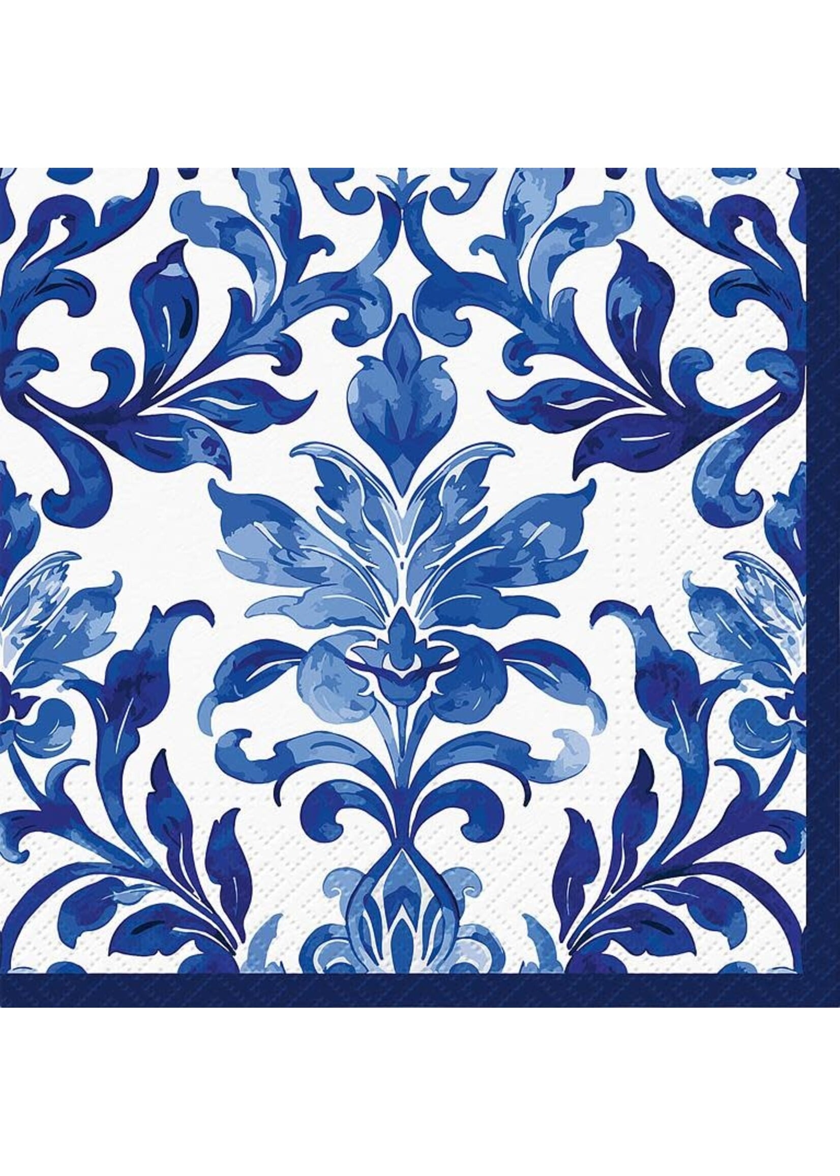 Luncheon Indigo Weave Napkins. Pack of 20