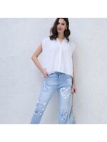 Italian Lace Floral Jean