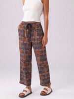 Stretchy Summer Pants - Gold/Blue