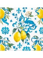Luncheon Sicilian Floral Whimsy Napkins. 20 Pcs