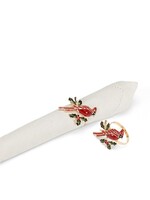 Cardinal & Holly Napkin Napkin Ring