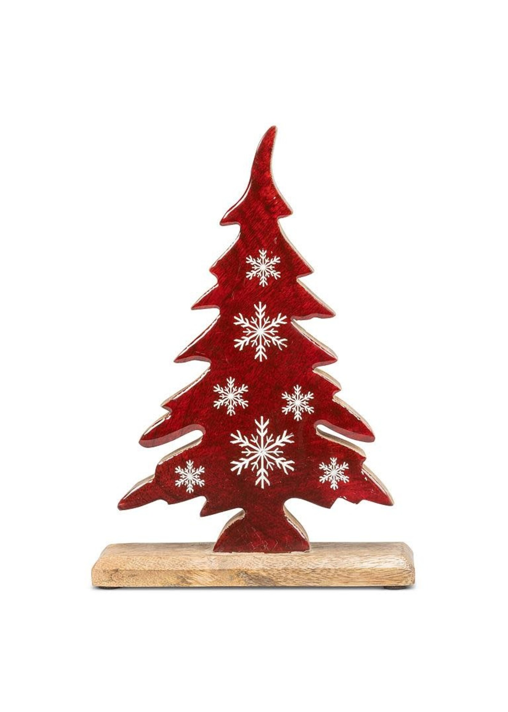 Large Tree with Snowflakes