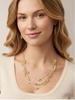 Multi Beaded Necklace w Earring Set W