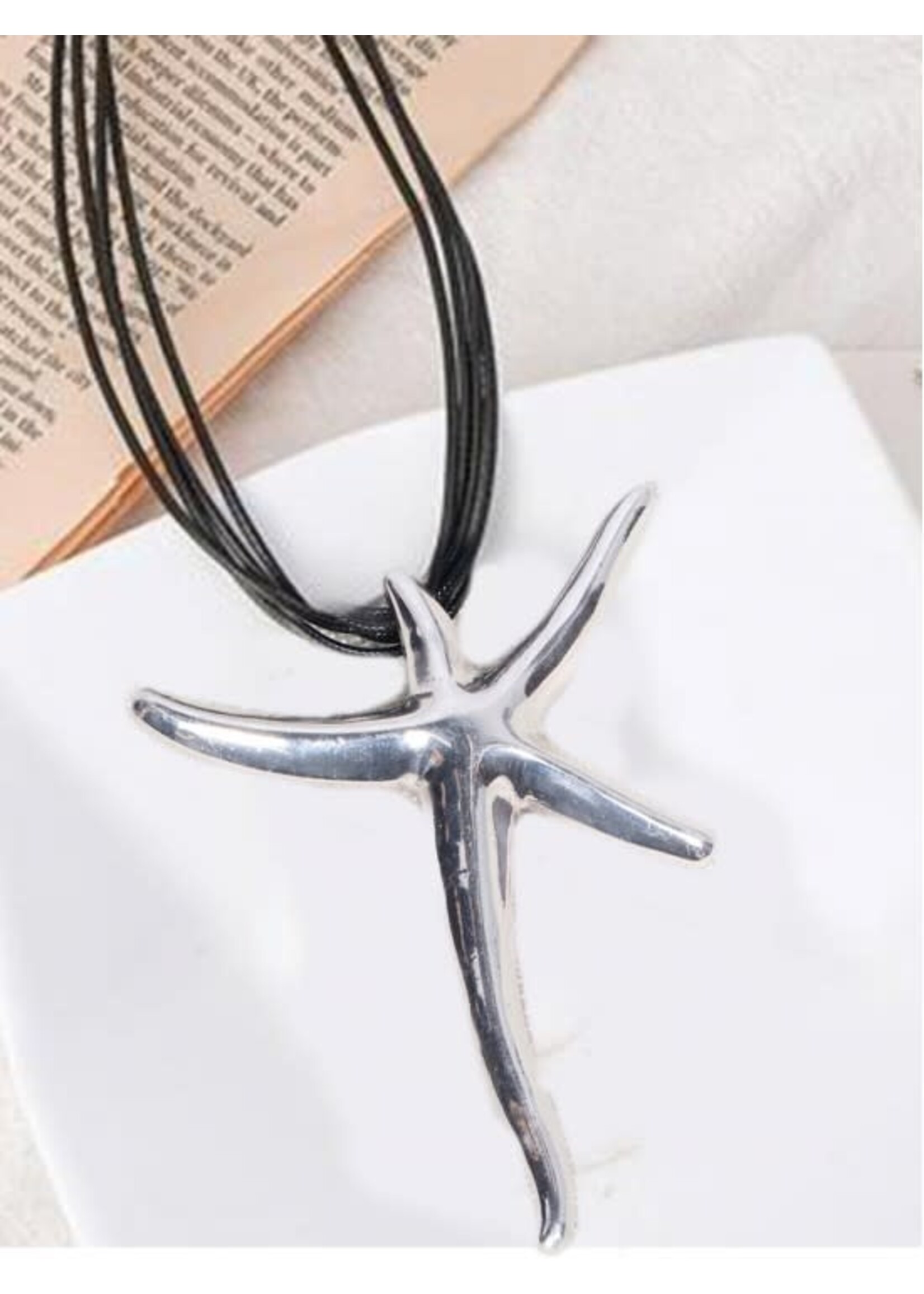 Starfish Necklace with Rope