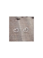 Glee Amore Studs - Silver