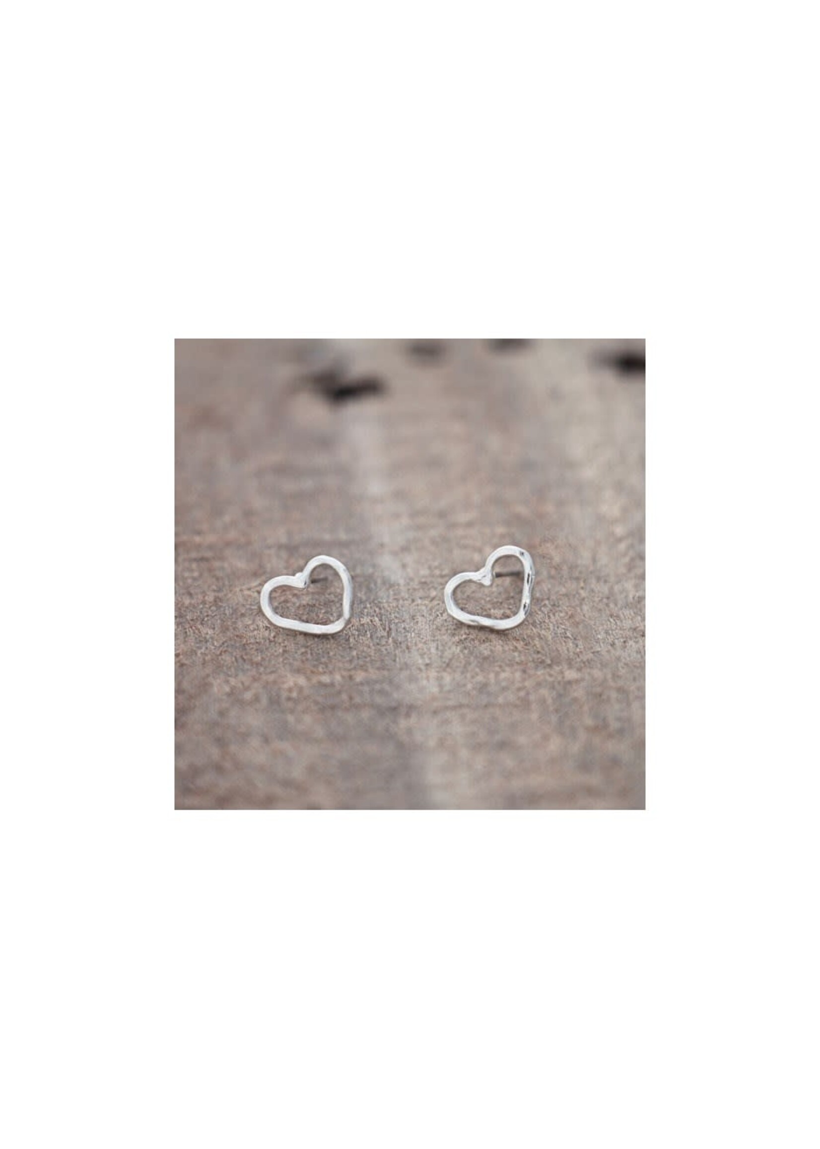 Glee Amore Studs - Silver