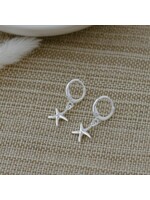 Glee Seashore Serenity Hoops-silver