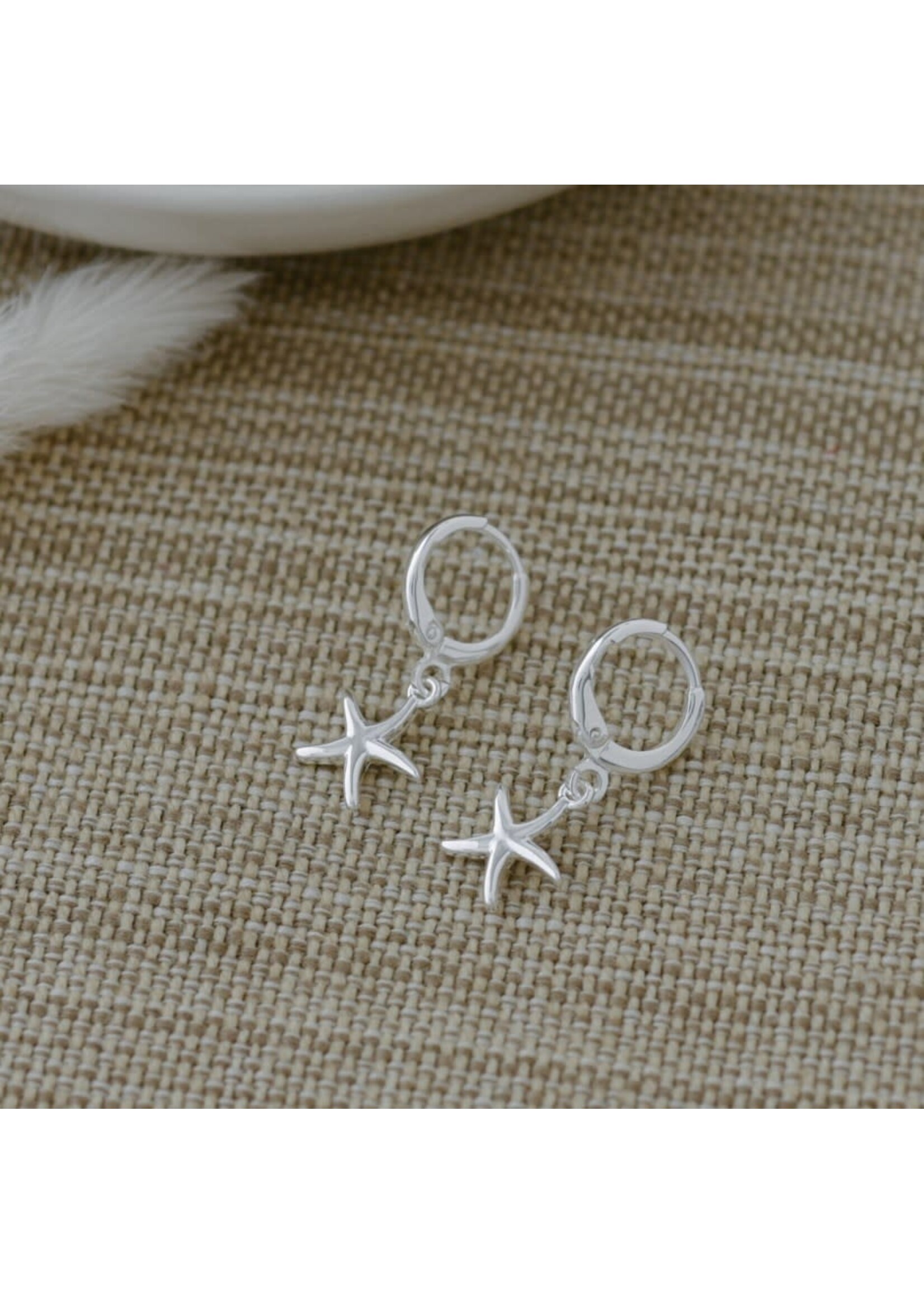 Glee Seashore Serenity Hoops-silver