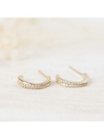 Glee Tiny Dancer Hoops-gold