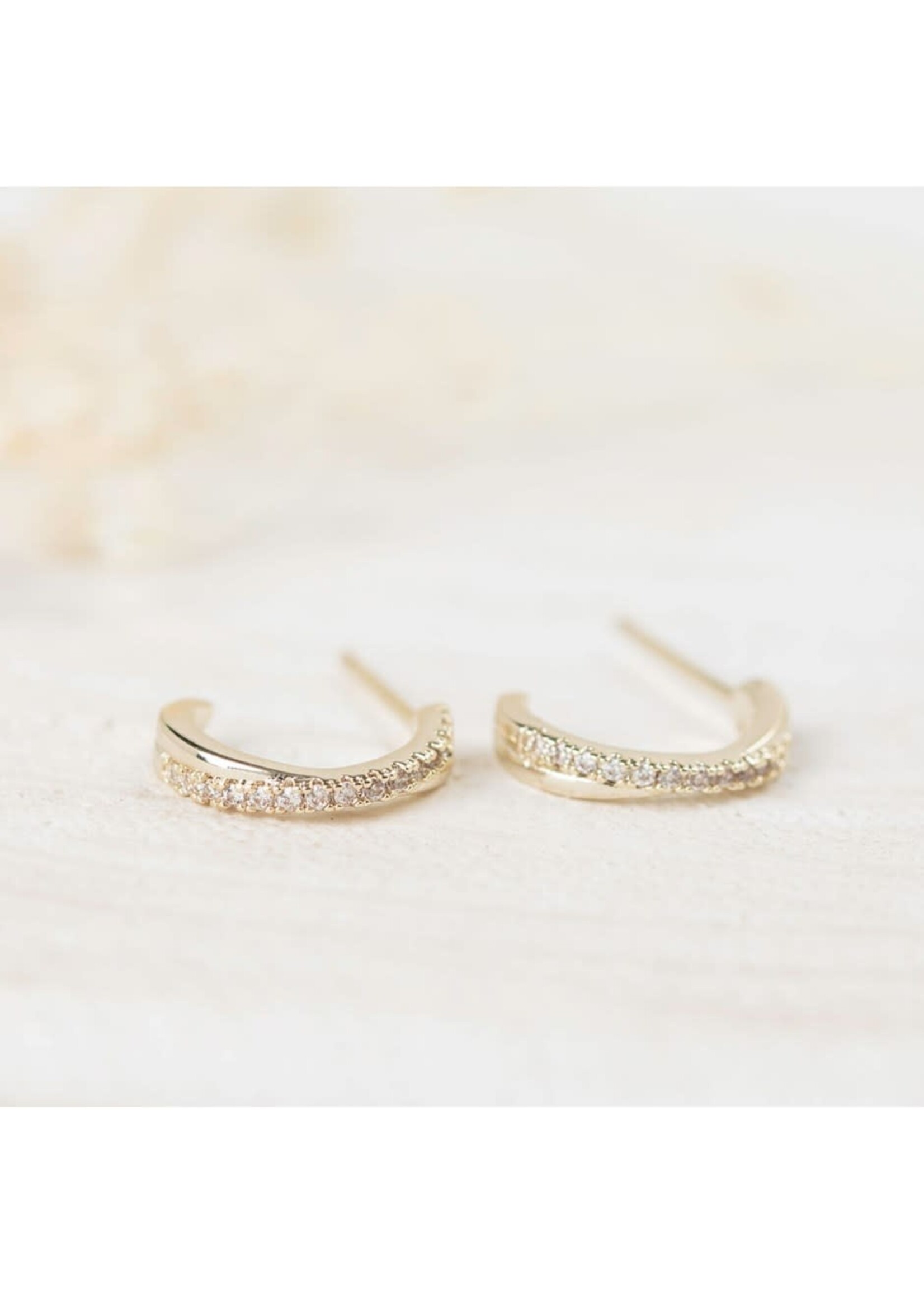 Glee Tiny Dancer Hoops-gold