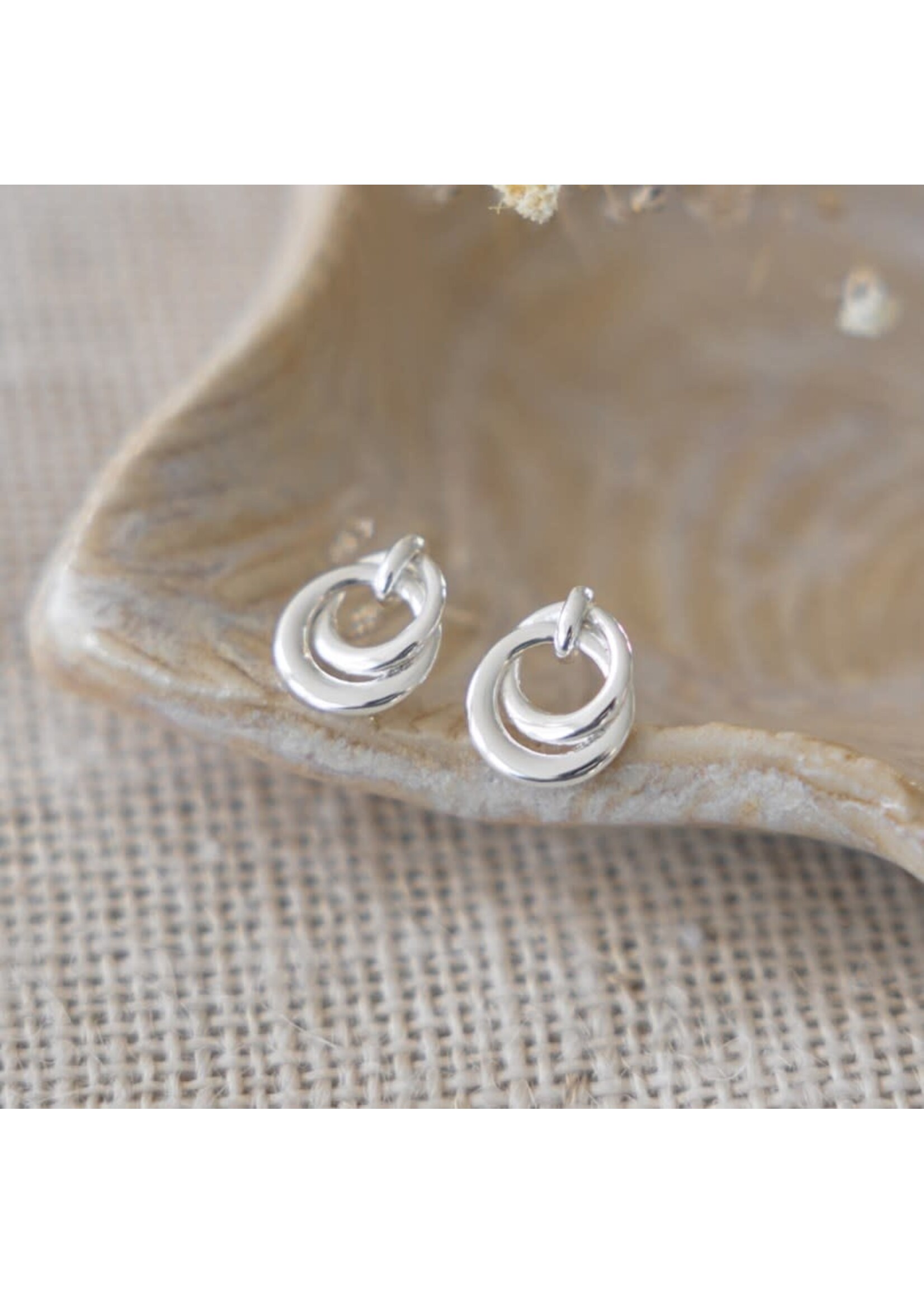 Glee Unity Studs-silver