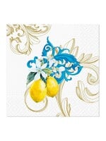 Cocktail Baroque Lemon Bloom Napkins. 20 Pcs