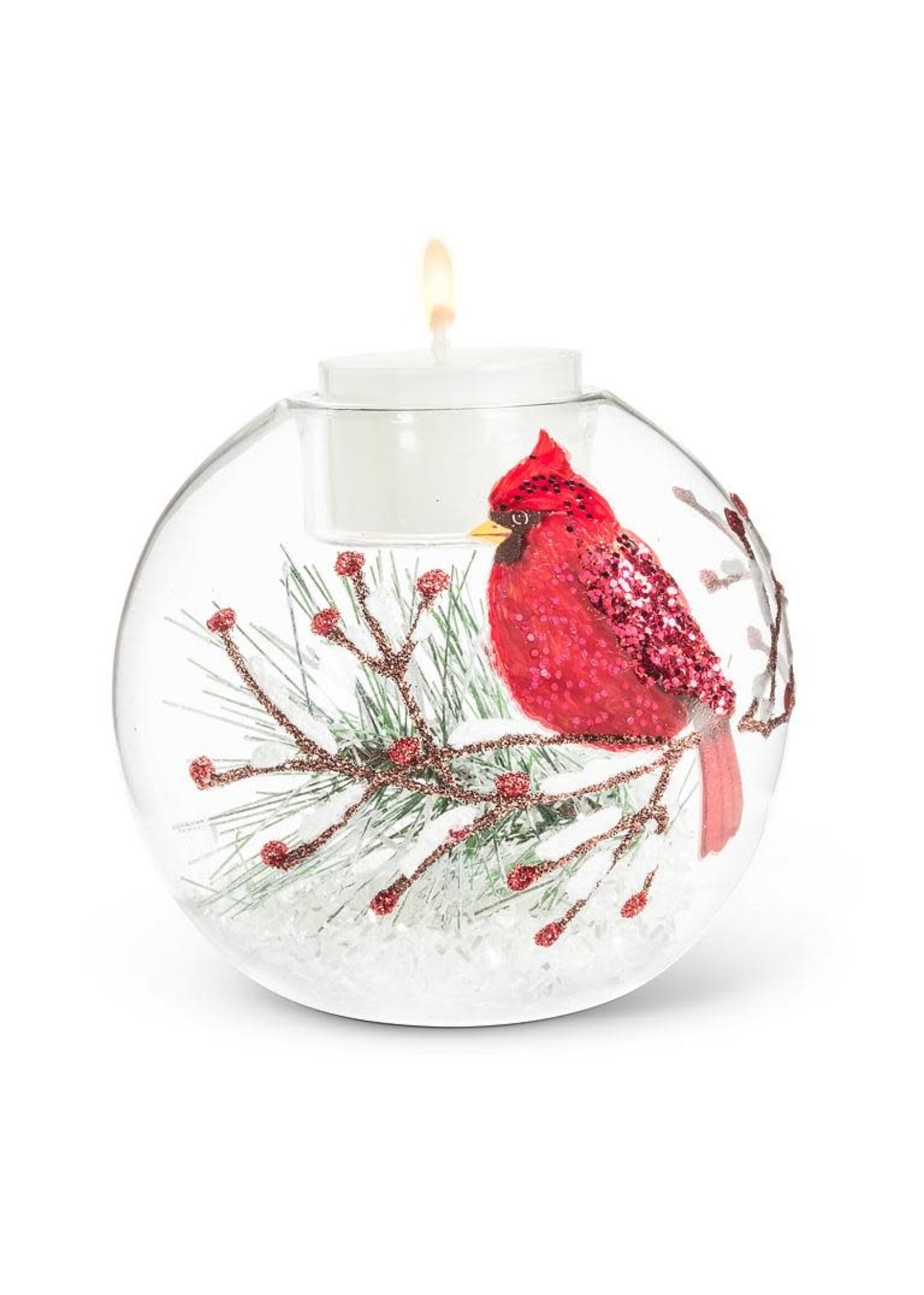Cardinal on Branch Ball Votive