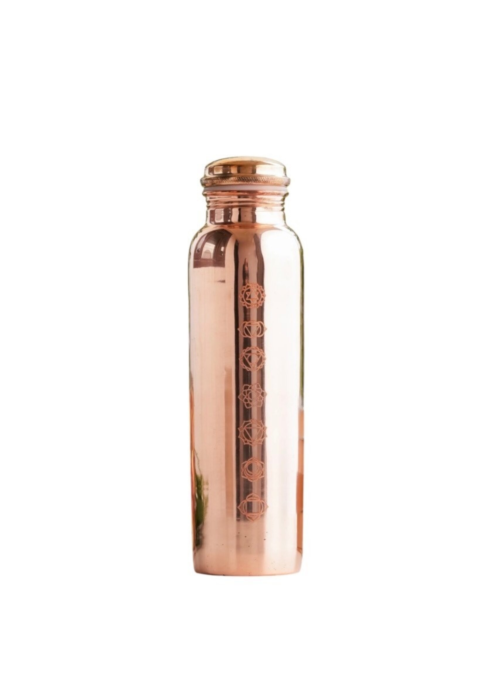 ZenN Pure Copper 7 Chakras Yoga Bottle 1000ml/34oz