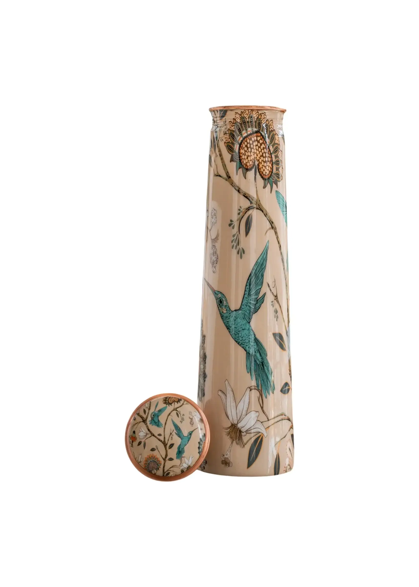 ZenN Pure Copper Humming Bird Bottle ,750ml/25oz