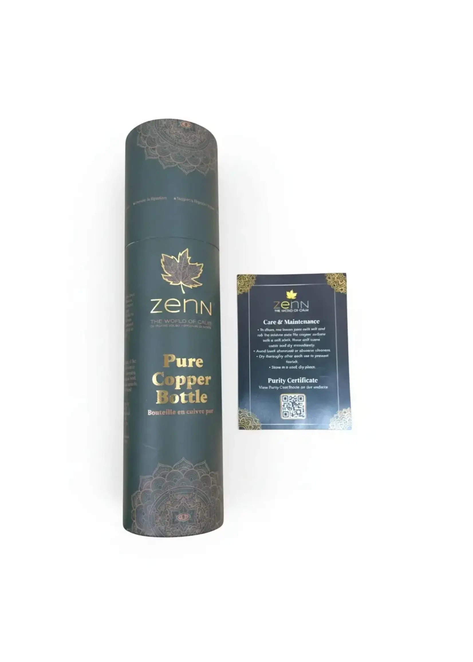 ZenN Pure Copper Humming Bird Bottle ,750ml/25oz