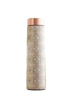 ZenN Pure Copper Gold Block Print Bottle 825ml /28oz