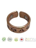 ZenN Copper Seven Chakra Magnetic Arthritis Ring