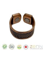 ZenN Pure Copper Magnetic Braided Mesh Healing Band Ring