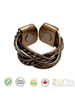 ZenN Pure Copper Magnetic Ring Triple Braid Healing Cuff
