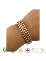 ZenN Pure Copper Magnetic Celtic Braided Rope Bracelet