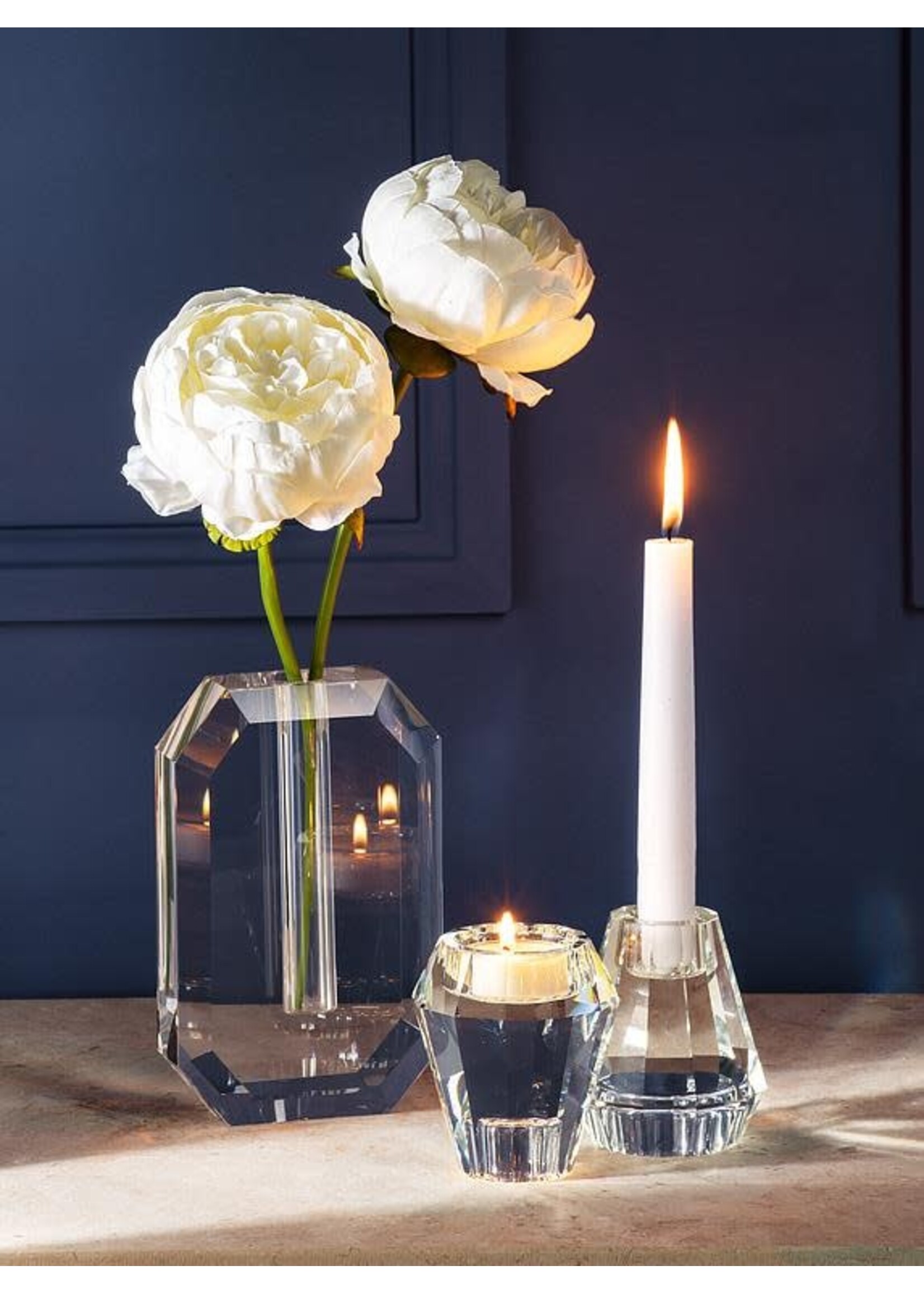 Reversible Facet Taper/Tealight Holder