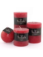 Twilight Rustic Pillar - 3' x 4' - cranberry