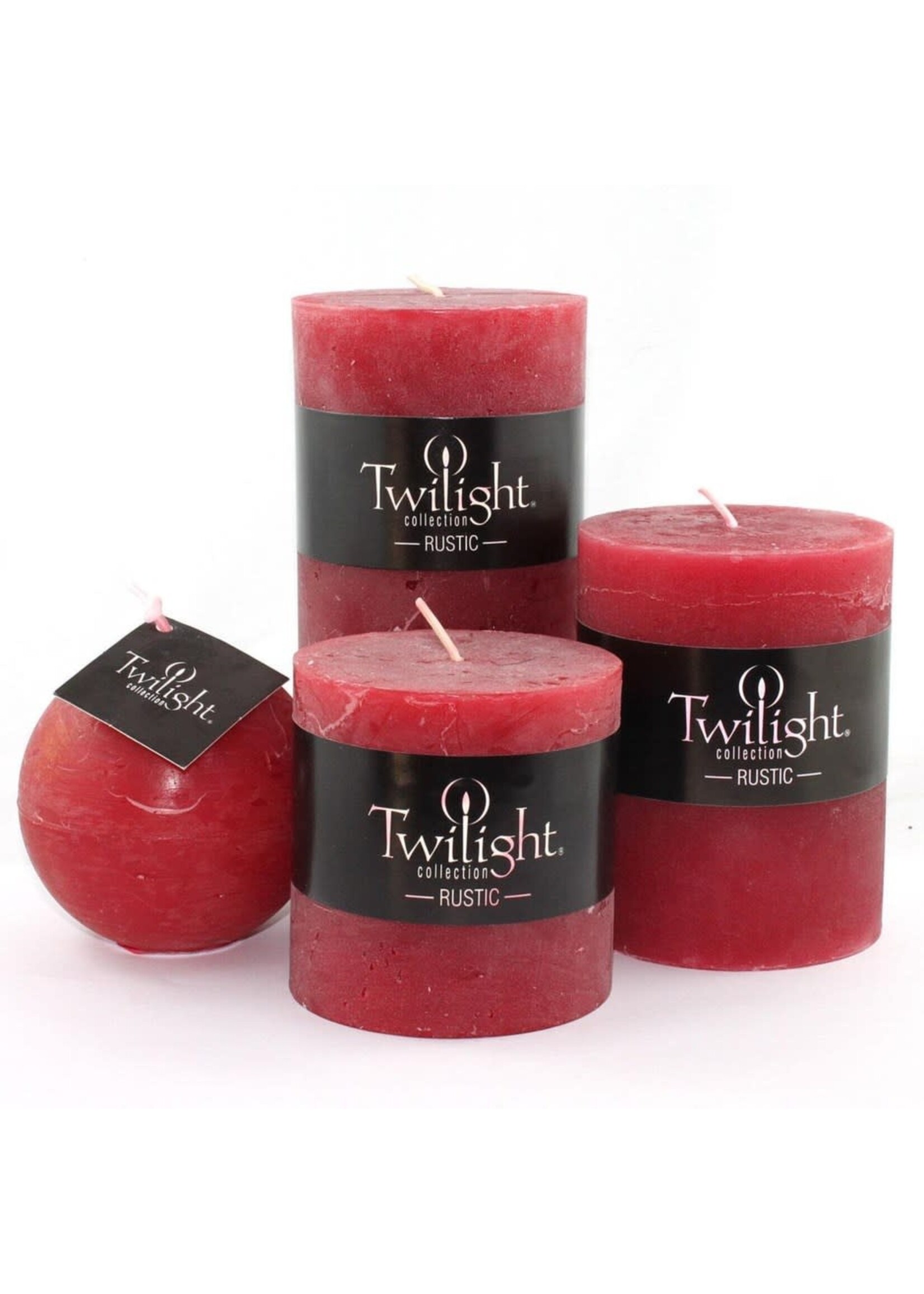 Twilight Rustic Pillar - 3' x 4' - cranberry