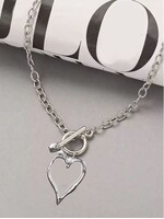 Heart Iron Chain Necklace