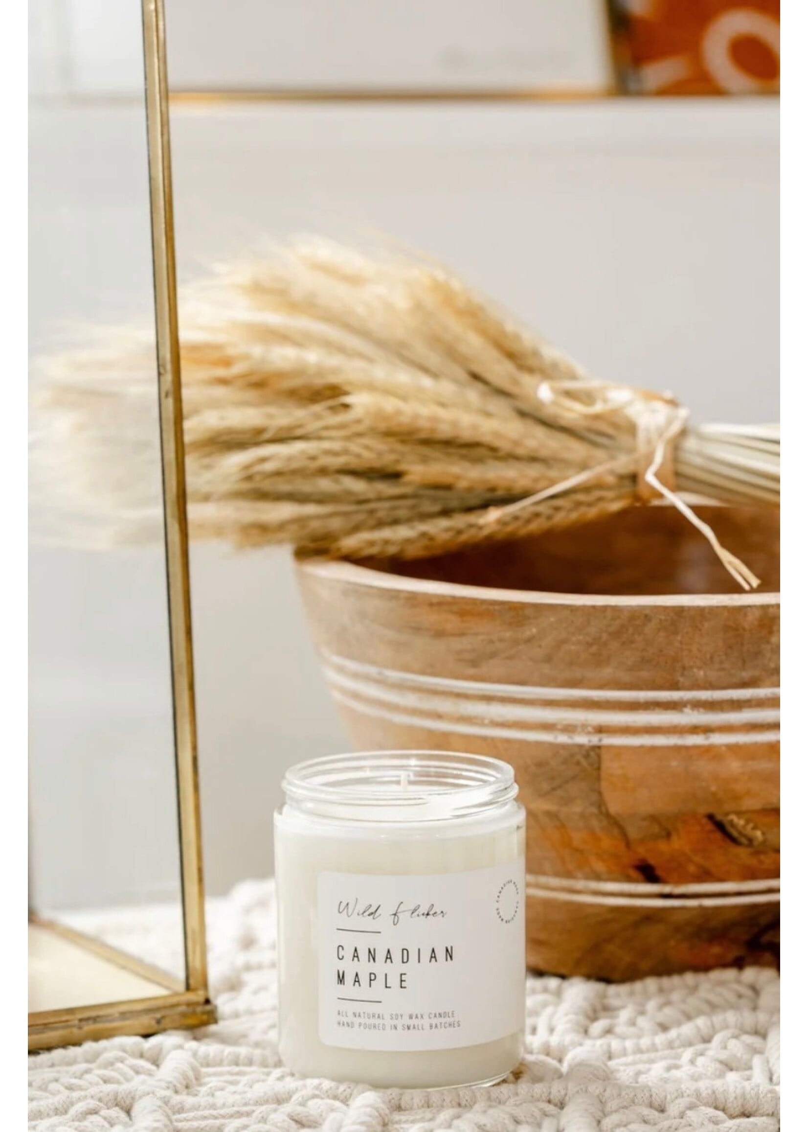 Wild Flicker Canadian Maple Soy Wax Candle